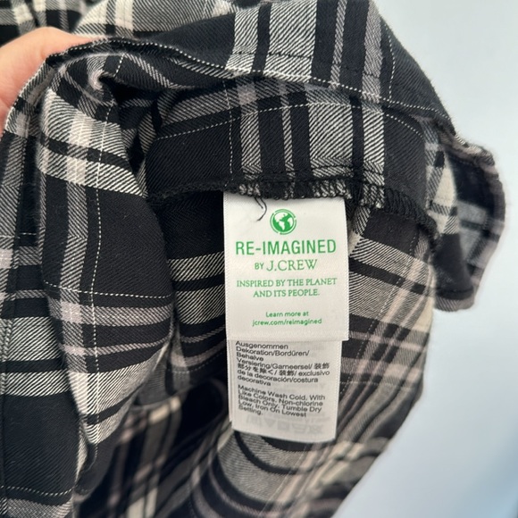 J.Crew Smocked Half Button Down Blouse - Picture 4 of 5